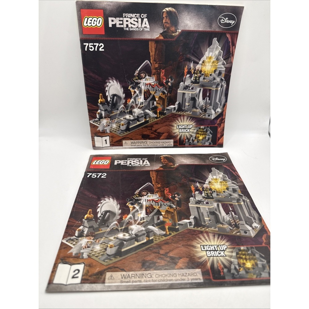 7572 The Sands Of Time prince of persia Lego Instruction Manual 1&2 Only - Picture 2 of 6